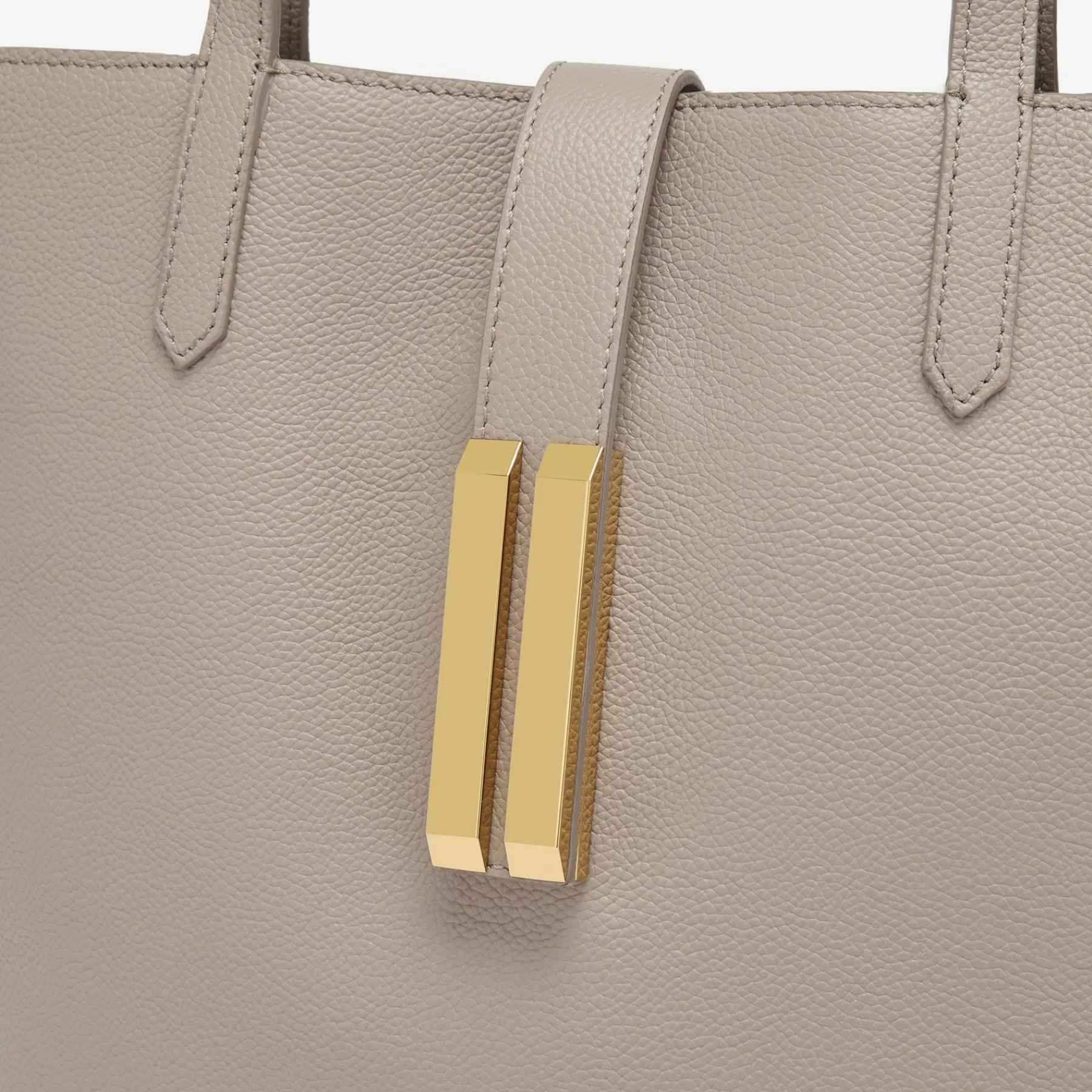 Best DeMellier The Vancouver Tote Taupe Small Grain